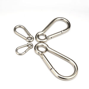 BNS 304 acier inoxydable ressorts puissants fermoir en métal boucle mousqueton crochet à ressort crochet en acier inoxydable fabriqué en Chine - Product Image 3