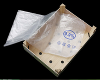 Sacs en plastique HDPE pour fruits frais (raisins, bleuets, cerises) avec trous de ventilation pour boîtes en carton