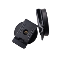 Support magnétique à dégagement rapide en néodyme recouvert de caoutchouc pour ceinture, pince de fixation pour accessoires en fer, clip de ceinture