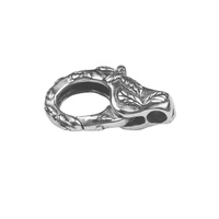 Bracelet en argent sterling 925 avec fermoir à homard, chaîne cubaine personnalisée, collier en perles plaqué or 18 carats, fermoirs à bascule pour la création de bijoux