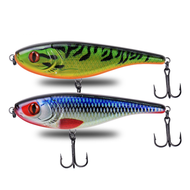 Selco Supply 76g Heavy Sinking Jerk Bait Saltwater Swimming Crank Jerk Bait