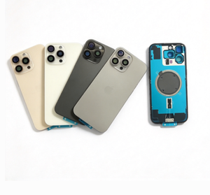 Coque arrière en verre pour iPhone X Xs Xs Max 11 12 13 14 15 16 17 <span class=keywords><strong>Pro</strong></span> Max Plus avec pièces de rechange - Product Image 4