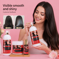 Champú Profesional de Queratina Brasileña Sin Sulfatos de Marca Privada, Champú Reparador de Daños, Alisador y Suavizante del Cabello