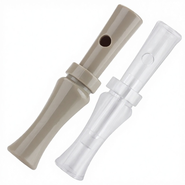 Transparent Duck Call Whistle Tactical Survival Shooting Accessory Outdoor Hunting Bionic Duck Decoy Shooting Lure Whistle