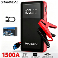 SHARMEAL Fabricant OEM&ODM Personnalisation Chargeur de batterie de voiture portable 12V 6000mAh Démarreur de secours 1500A Power Bank