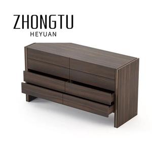 Meubles <span class=keywords><strong>de</strong></span> chambre à coucher italiens 6 Commode <span class=keywords><strong>de</strong></span> luxe en bois massif <span class=keywords><strong>Rangement</strong></span> au design moderne Tiroirs d'entrée Organisateurs d'armoires - Product Image 5