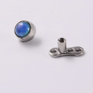 Anillos <span class=keywords><strong>de</strong></span> Labret para Nariz, Lengua y Pezón 2022, Aretes con Piedra que Cambia <span class=keywords><strong>de</strong></span> Color con la Temperatura del Sol, para Fiesta, Boda, Compromiso, Regalo - Product Image 5