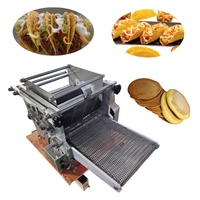 Machine automatique de fabrication de tacos au maïs mexicains de table 110v, machine à presser les enveloppes de pizza, machine à empanadas, machine à tortillas de maïs mexicaines