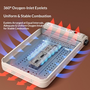 Four à poisson grillé Jin Yu <span class=keywords><strong>Kaishi</strong></span>, modèle commercial Kas, portable d'extérieur, avec pot spécialisé, compatible gaz domestique, pour hot pot et grillades - Product Image 3