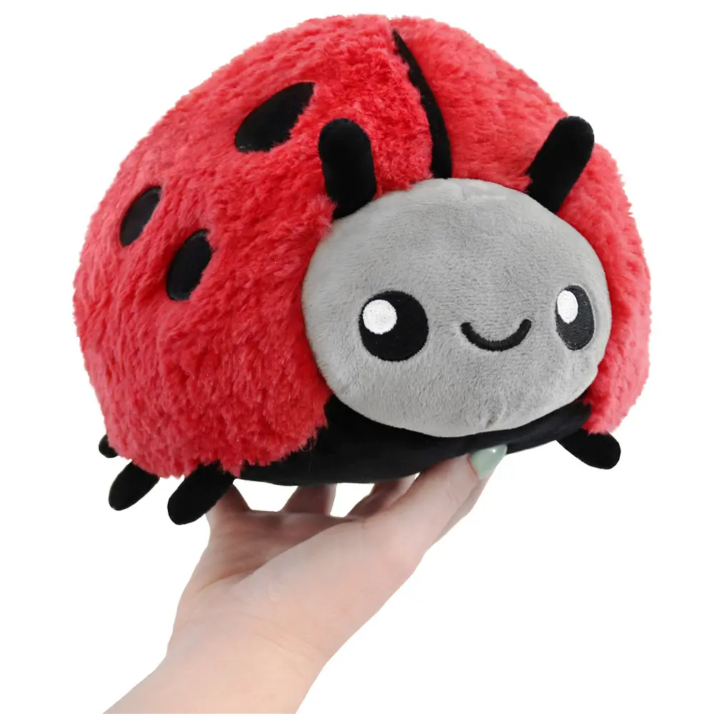 Wholesale OEM custom cheap creative promotional fashion lovely soft insect ladybug stuffed and plush toy