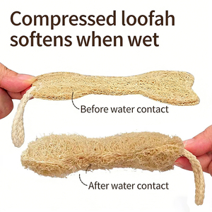 Éponges de cuisine et de bain biodégradables OEM, éponges à vaisselle en cellulose, éponges à vaisselle en loofah naturel, éponges de nettoyage de la vaisselle en loofah - Product Image 2