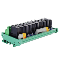 Módulo de relé Panasonic de 10 canales 2NO 2NC, JW2SN-DC24V de 8 pines, relés electromagnéticos DC24V para PLC