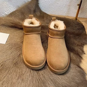 2026 New Genuine Cowhide Printed logo Ethnic Snow Boots in Variety Colors Waterproof Plush Lining Anti-Slip Outdoor Snow Boots - Product Image 2