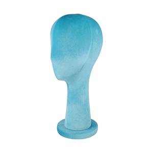 Hot bán nhung vải đầu manikin đầy màu sắc cao cấp tóc giả khăn hat mannequin hiển thị với giá tốt nhất - Product Image 6