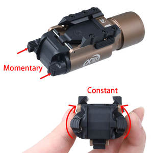 LAMBUL Metal SF X300 Scout Light Senter Taktis Lampu Berburu Luar Ruangan Saklar Fungsi Ganda Momentary+Constant Hitam/Tan - Product Image 2