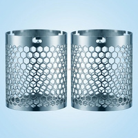 Tube en maille perforée en acier inoxydable 304 316 personnalisé, filtre industriel, tuyau en maille, filtre poreux en métal pour aquarium