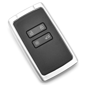 Sliver thay thế xe <span class=keywords><strong>Keyless</strong></span> nhập thông minh từ xa Vỏ chìa khóa cho r-enault megane 4 <span class=keywords><strong>Koleos</strong></span> kadjar Auto Key trường hợp Fob - Product Image 2