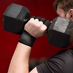 Nouveaux gants ventilés d'entraînement physique de gymnastique pour hommes et femmes avec enveloppes de poignet intégrées - Product Image 6