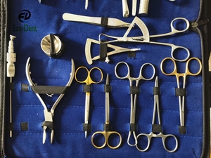 Instrument d'implantation en acier inoxydable, kit d'implantation dentaire, kit d'implantation dentaire, outils chirurgicaux dentaires - Product Image 4