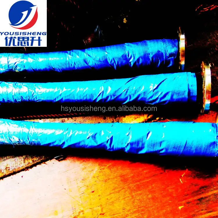 Big Size Rubber Water Steel Reinforced Suction Hose / Chinese supplier coal mine gas drainage rubber hose