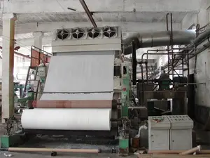 Máquina de rollo de papel higiénico grande Máquina de rollo de papel higiénico de alta velocidad