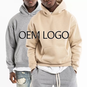 Áo Hoodie Ngoại Cỡ Không Có Thương Hiệu Chất Lượng Cao 100% Cotton Áo Hoodie Nam Tùy Chỉnh Thời Trang Đường Phố - Product Image 1