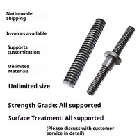 Trapezoidal Lead Screw ACME Threaded Rods Left Right Hand Thread Carbon Steel Stud Bolts Fasteners Screws