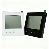 Thermostat WiFi pour ventilo-convecteur 2 ou 4 tuyaux, avec vanne marche/arrêt, ventilateur 3 vitesses, 220 V, montage encastré, ignifuge
