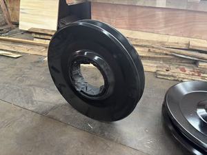 Volant moteur en alliage d'aluminium moulé sous pression de grand diamètre, personnalisé OEM - Product Image 4