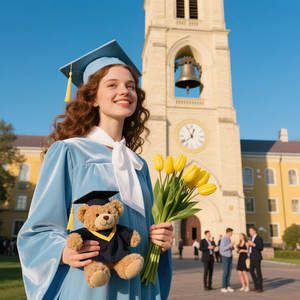 بيع جيد تصميم حديث باقة دب التخرج أفضل بيع الدب التخرج Ce تصنيع المعدات الأصلية المصنعين التخرج محشوة دمية دب - Product Image 1