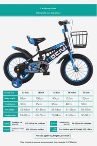 <span class=keywords><strong>Bicicleta</strong></span> Infantil de Buena Calidad con Marco Reforzado y Ensanchado de 12, 14, <span class=keywords><strong>16</strong></span> y 18 Pulgadas, Apta para Niños y Niñas de 3 a 12 Años - Product Image 6