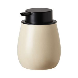<span class=keywords><strong>Dispensador</strong></span> <span class=keywords><strong>de</strong></span> Jabón <span class=keywords><strong>de</strong></span> Cerámica Mate Espumoso, 4 Colores, Estilo Nórdico Minimalista Cálido, Botella Ovalada para Jabón <span class=keywords><strong>de</strong></span> Manos y Loción, Estilo Europeo para Baño - Product Image 5