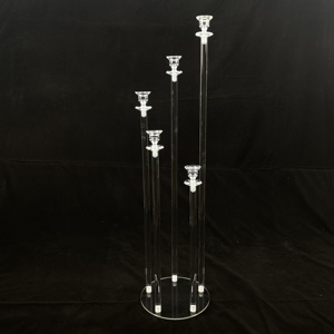 现代高型亚克力烛台，适合婚礼和圣诞节餐桌摆件 - Product Image 6