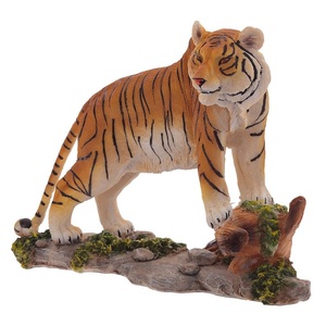 야외 레진 동물 조각 실물 크기 유리섬유 호랑이 조각상 - Product Image 5