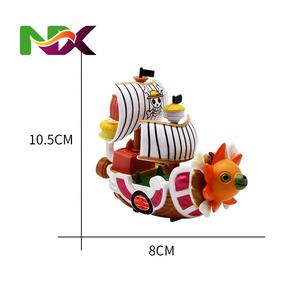 Figurine miniature de <span class=keywords><strong>bateau</strong></span> <span class=keywords><strong>pirate</strong></span> Going Merry Thousand Sunny de <span class=keywords><strong>One</strong></span> <span class=keywords><strong>Piece</strong></span>, 10 cm, modèle en PVC, jouet de collection, cadeau pour les enfants et les fans - Product Image 6