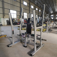 Banc de musculation incliné de haute qualité pour salle de sport, équipement en acier et cuir, plaques de poids commerciales, banc de musculation assis