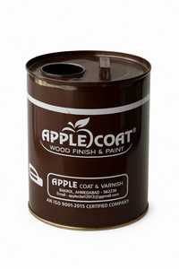 สีเคลือบไม้แอปเปิ้ลโค้ท 1 ลิตร สีเคลือบสังเคราะห์ทนทานสำหรับงานไม้ - Product Image 5