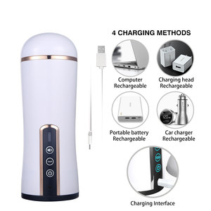 Cangkir Masturbator Otomatis Grosir Produsen, Cangkir Masturbator Silikon, <span class=keywords><strong>Vibrator</strong></span>, Alat Hisap Masturbasi Otomatis untuk Pria - Product Image 3