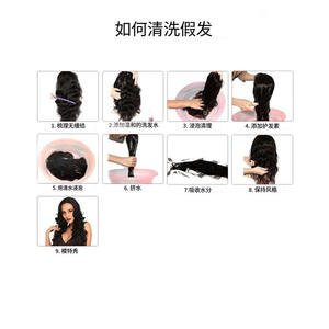 Supports de perruques Xingyuan en plastique rose, style large, pour perruques, accessoires tendance pour extensions de cheveux - Product Image 4