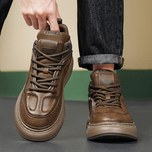 Chaussures de sport décontractées pour hommes, nouvelle collection hiver, style outdoor, course à pied, doublure en mesh, semelle épaisse en PU, tendance mode - Product Image 4