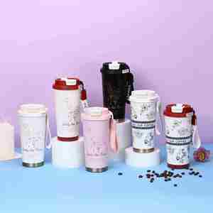 Lily of the Valley Stainless Steel Travel <b>Coffee</b> Cup - Product Image 2
