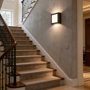 Luces LED de Pared para <span class=keywords><strong>Exteriores</strong></span> e Interiores, Iluminación Arriba y Abajo, IP65 Impermeables, Apliques de Pared Cuadrados de Aluminio para Casa y Patio - Product Image 3