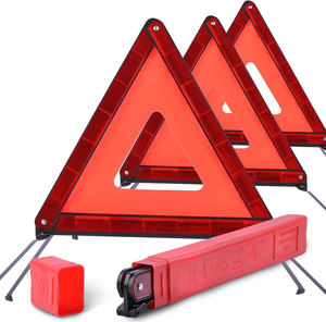 Triángulo <span class=keywords><strong>Reflectante</strong></span> de Emergencia para <span class=keywords><strong>Auto</strong></span>, Señal de Advertencia para Vehículos en Avería - Product Image 1