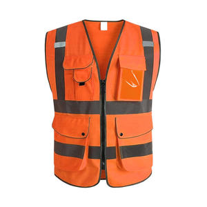 CITICITY ANSI Class 2 Water Proof Safety Reflective Vest <b>Jacket</b> <b>Construction</b> Workwear EN 20471 Multi Pocket - Product Image 2