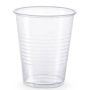 PP termoformatura 3oz 5oz 7oz 9oz 12oz 16oz plastica trasparente scartata tazze di plastica usa e getta bicchieri di plastica per la festa di bere