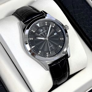 Fashionable and individualistic men's simple <b>black</b> waterproof quartz <b>watch</b> - Product Image 5