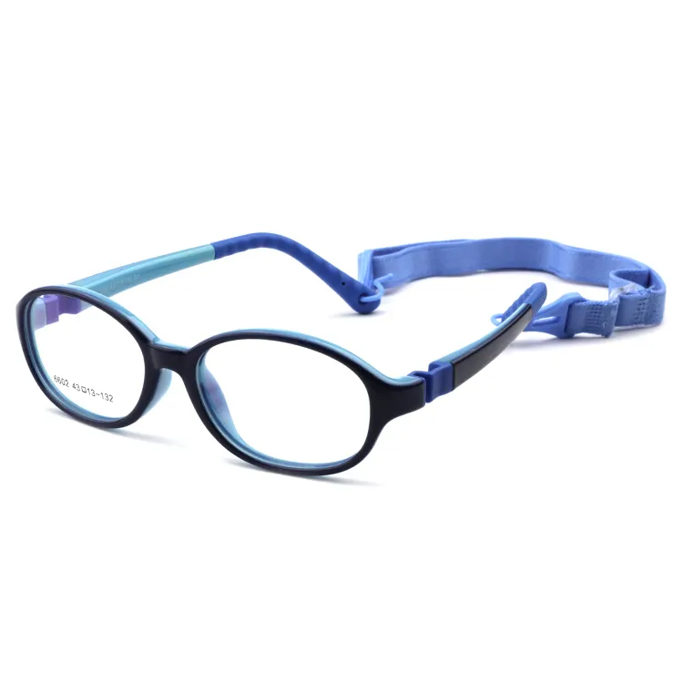 Kids Glasses Strap Elastic Hook Snap Unbreakable Glasses Boy Girls Quality Manufacturers Kids Eye Glasses Plastic Eyewear