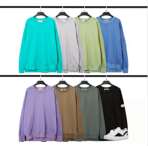 <span class=keywords><strong>Pull</strong></span> à capuche classique en <span class=keywords><strong>coton</strong></span> à manches longues avec fermeture éclair, style insulaire unisexe, logo brodé, délavage acide, automne, ODM - Product Image 2