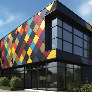 Panneau de placage d'aluminium pour mur-rideau Profils de panneau Acp <span class=keywords><strong>Prix</strong></span> de mur-rideau par <span class=keywords><strong>M2</strong></span> - Product Image 6