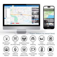 M51Hv Enregistreur mobile DVR 4 canaux avec stockage sur disque dur et carte SD H.265 H.264 1080P pour camions, bus, flotte, longue durée d'enregistrement OEM ODM